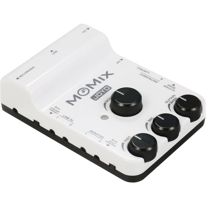 JOYO MOMIX USB Audio Interface Mixer Draagbare Audio Mixer Professionele Geluidsmixer voor PC wit