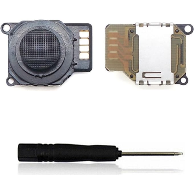 Analoge Thumbstick Joystick Rocker Cap Tool Vervanging voor PSP 2000 2001 gray