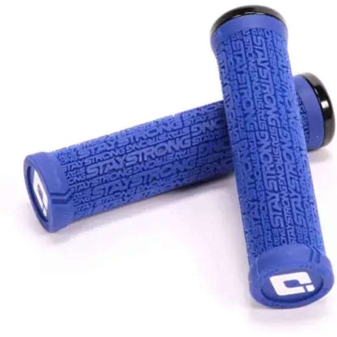 ODI Stay Strong V2.1 Lock-On Handvatten BMX MTB Blauw 135mm