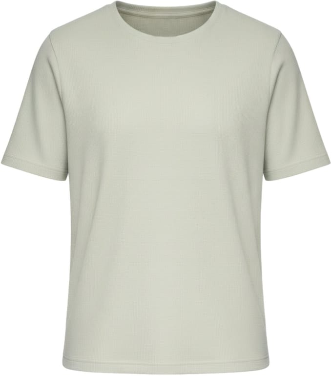 OMBRE T-shirt - Korte Mouw - Effen Lichtmint M