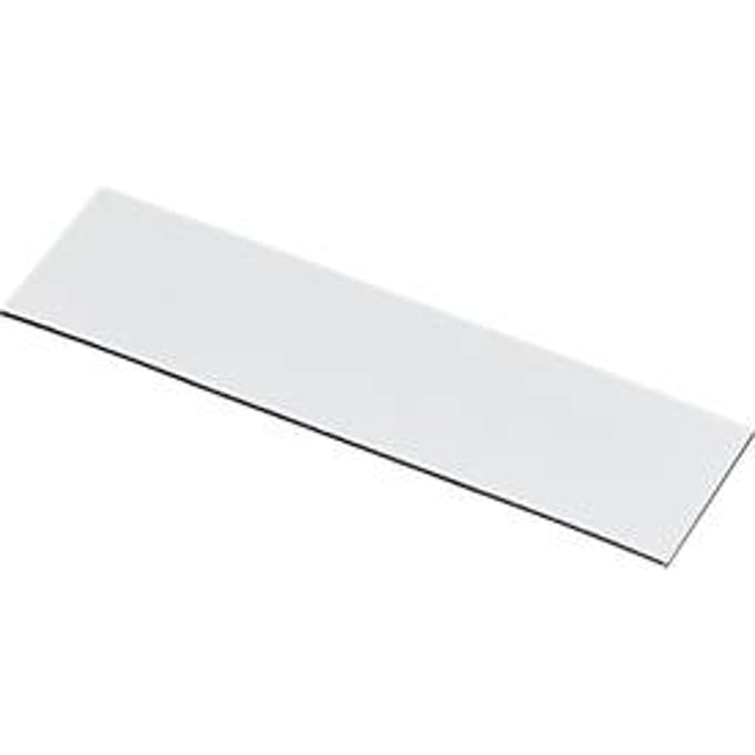 Magnetische magazijnkaartjes, wit, 25 x 100 mm,