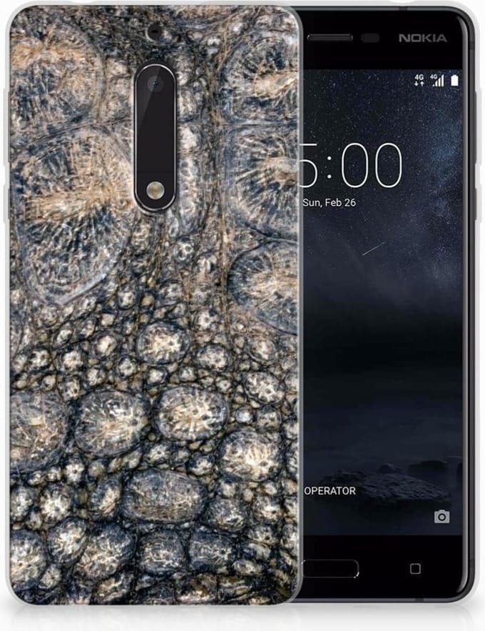 Nokia 5 TPU Hoesje Krokodillenprint