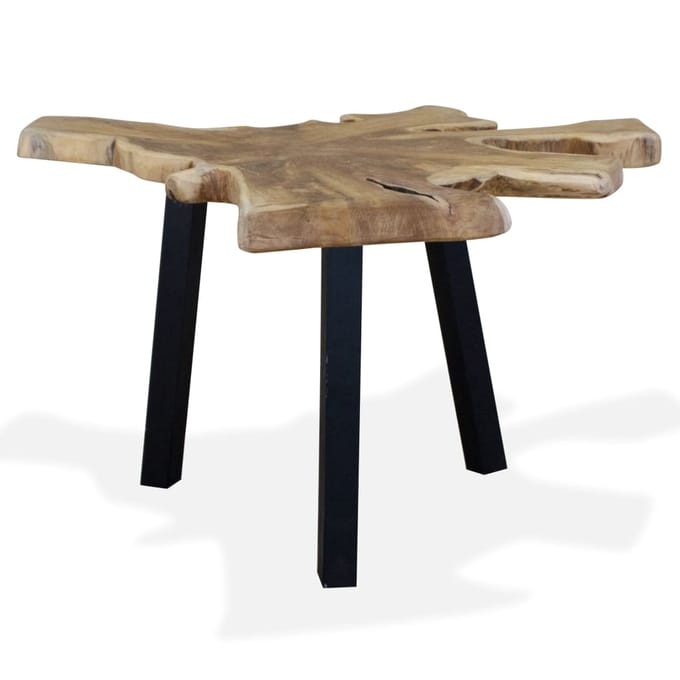 vidaXL - Salontafel - 80x70x38 - cm - echt - teakhout