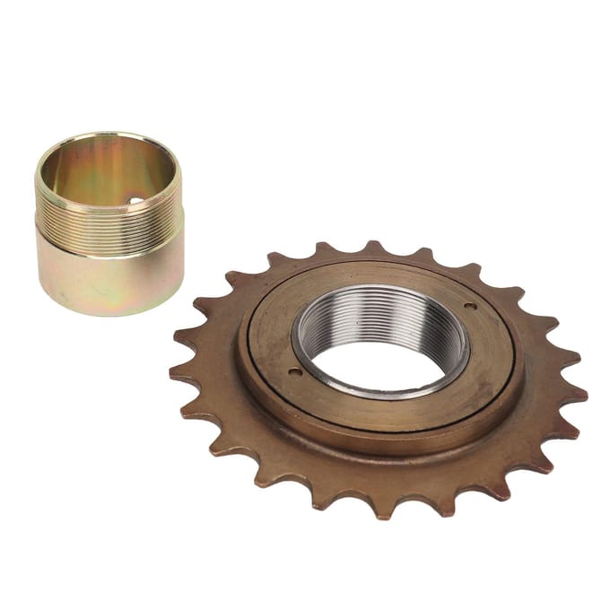 Fiets Freewheel Adapter Set Professioneel 30.5mm Freewheel Adapter 22T Single Speed Freewheel Kit voor brown