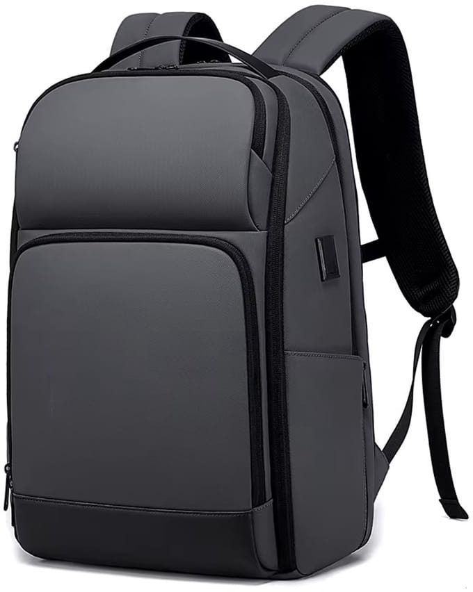 Uitbreidbare Laptop Rugzak 15.6 inch - 26L tot 40L - Waterafstotend - USB Aansluiting