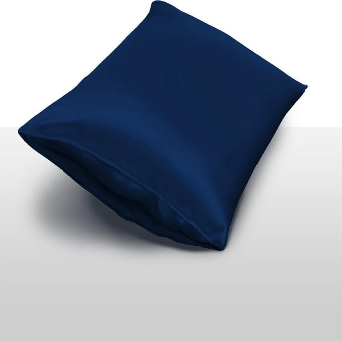 Zijden Kussensloop Donkerblauw 50 X 70 cm - 100% Moerbei Zijde