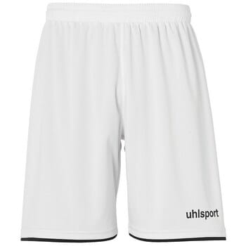 Uhlsport Club Short Heren - Wit / Zwart | Maat: M