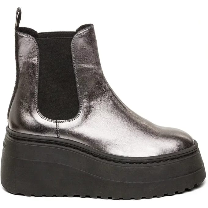 Steve Madden Pegasus Bootie Gun Metal Maat: 40 | Laarzen Outlet | Dames | Zilver