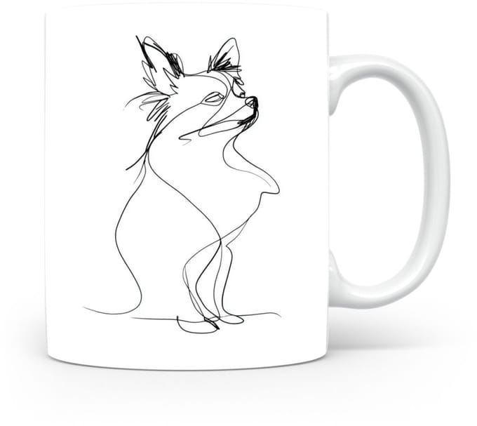 Beker Vlinderhondje (Papillon/Phalène)