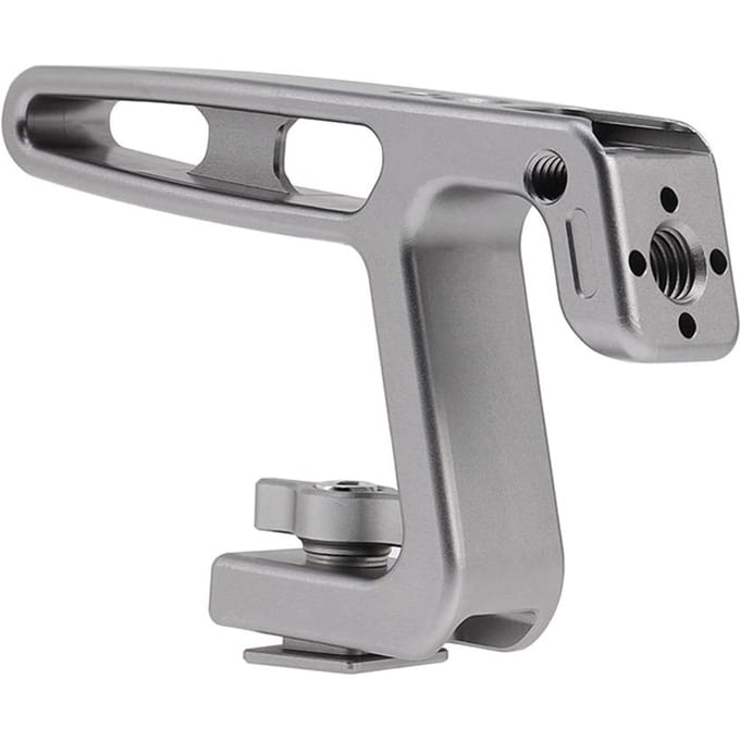 Mini Top Handel Camera Top Handgreep met Cold Shoe Mount ARRI Positiong Hole Compatibel met camera grijs