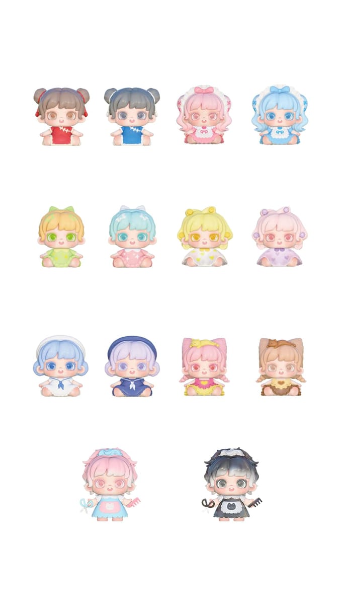 Miana: Transformable Styling House Mini Series Blind Box figure 5 cm Display (12)
