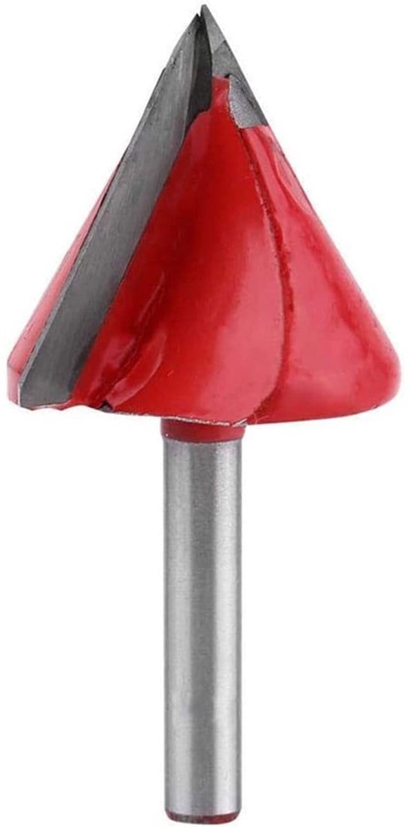 Dailygoody - 6Mm Schacht V Groef Router Bit - Houtbewerking