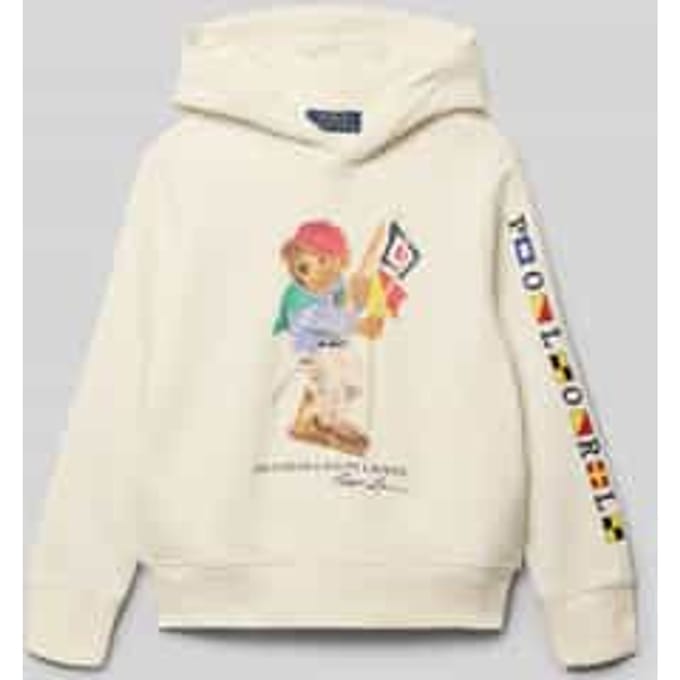 Regular fit hoodie van katoenmix
