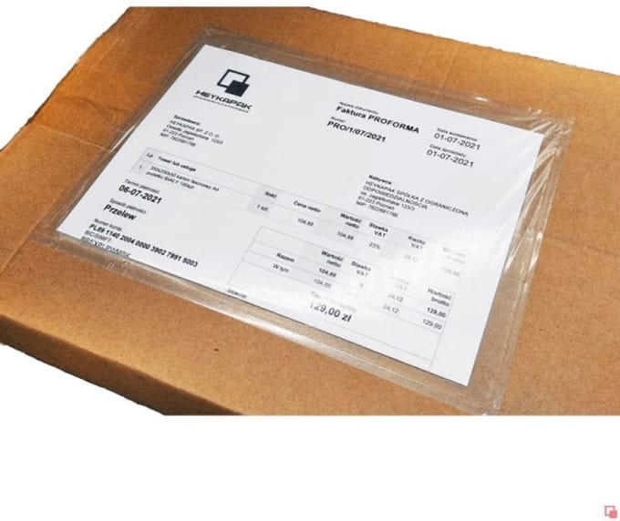 Heykapak - Kurierenvelop C5 - 235x175 mm - 1000 Stuks - Transparant