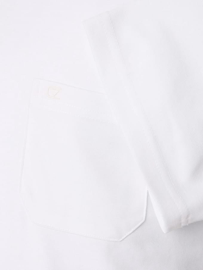 Casa Moda T-shirt Met Borstzak 913699100-000 Wit - XXL