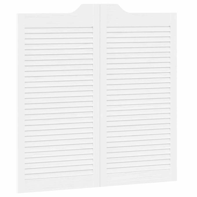 vidaXL - Schuifdeuren - 100 - x - 50 - cm - Massief - grenenhout - Wit