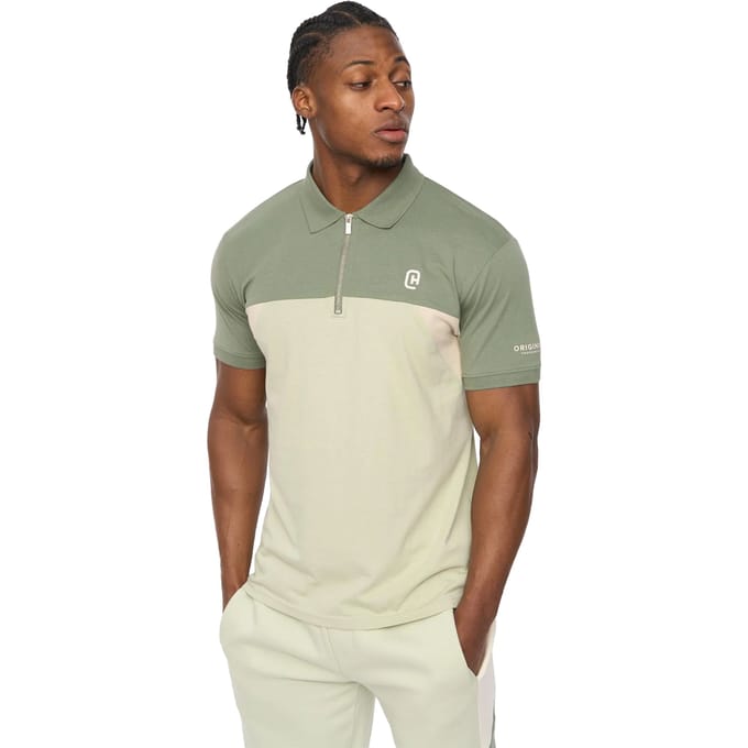 Crosshatch Heren Castlebay Poloshirt (Licht Olijf)