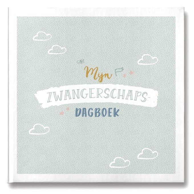 Maan Amsterdam Zwangerschapsdagboek - Mint - Unisex
