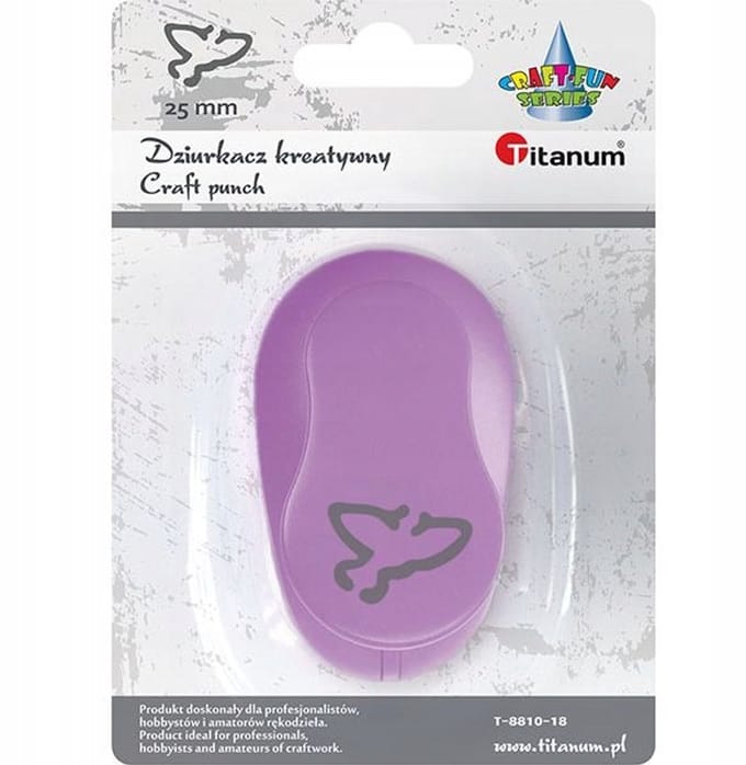 Decoratieve pons TITANUM - Duif 25mm