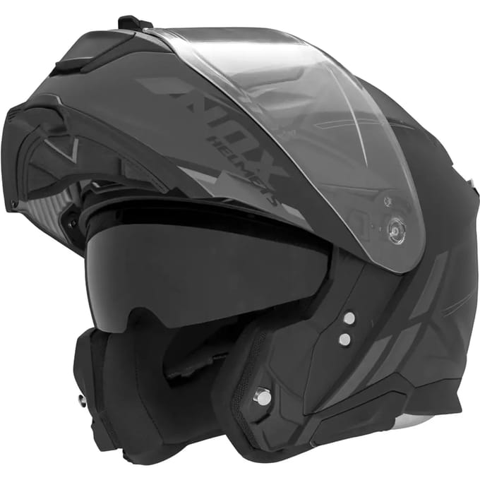 Modulaire motorhelm Nox N967 Synchro