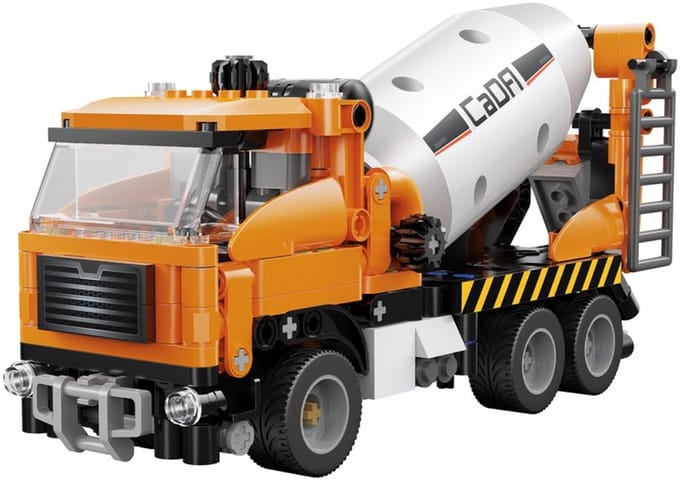 CaDA | Construction Series - MiNi Engineering Mixer Truck 368 Stuks