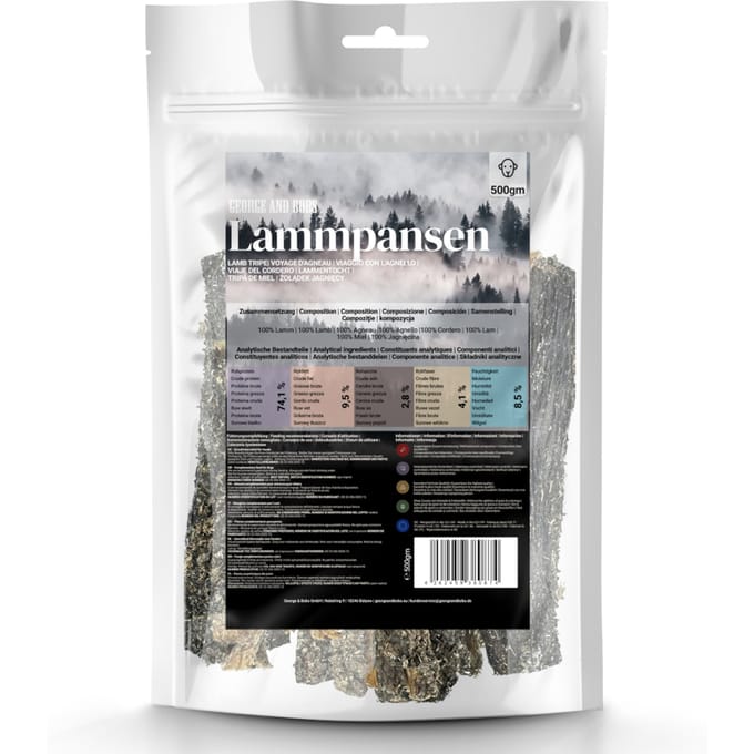 500g George & Bob's lams pens hondensnacks