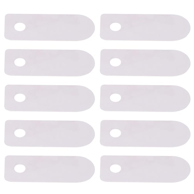 10 Stuks Klepplaat Luchtcompressor Stille Olievrije Machine Aluminium Accessoires Vervanging(Kort white