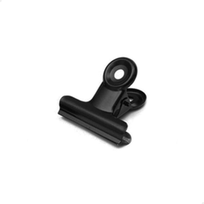 Bulldog clip 20 mm | Zwart | 30 stuks