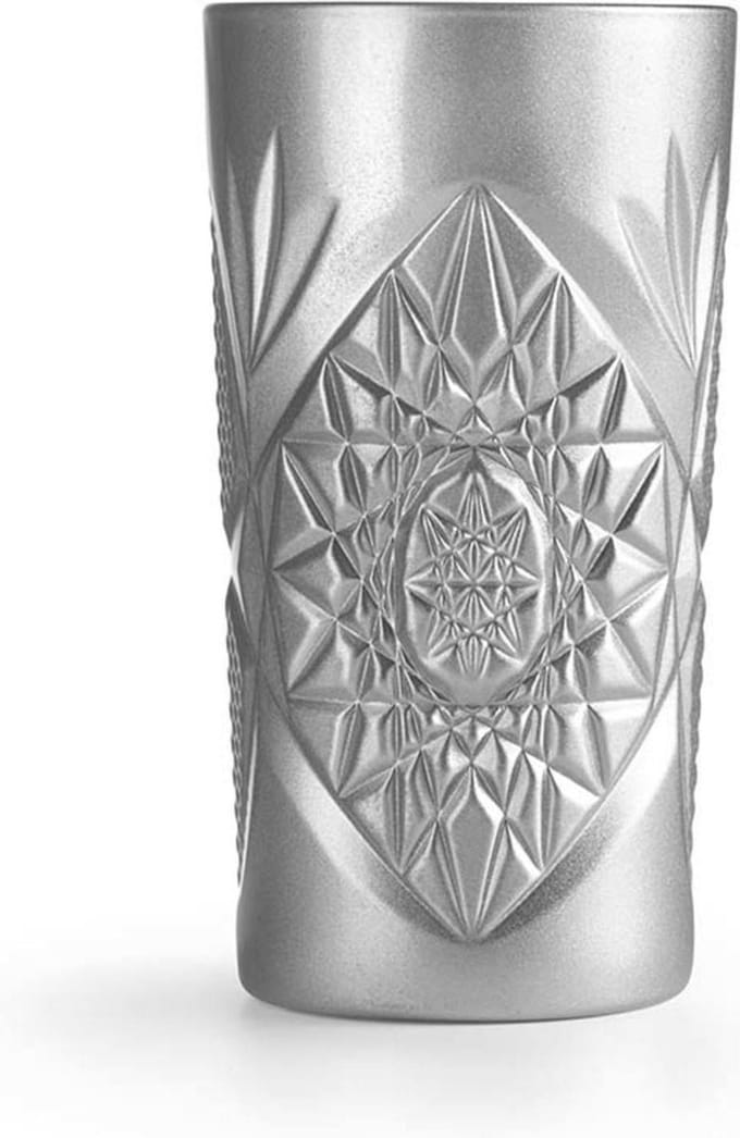 Hobstar Longdrinkglas zilver 928426 (set van 12)