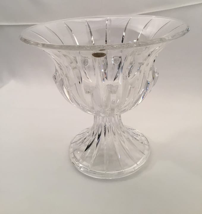 RCR Accordo kristal vaas op voet 26 cm