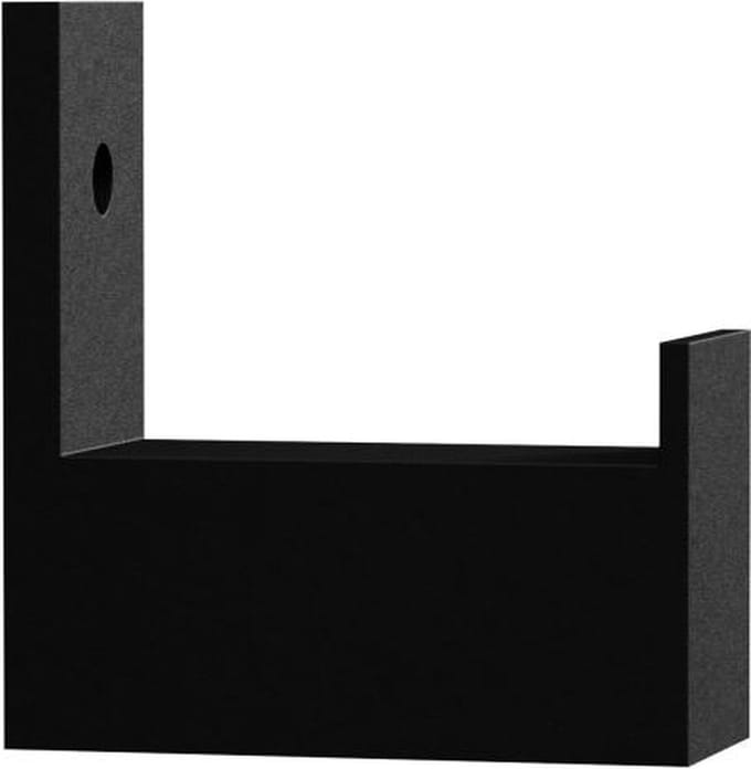 Svea - Arusha kapstok haak - 7,5 cm - zwart