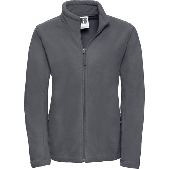 Russell Dames/Dames Full Zip Outdoor Fleecejack (Konvooi Grijs)