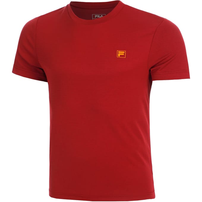 Fila Tristan T-shirt Heren-Donkerrood
