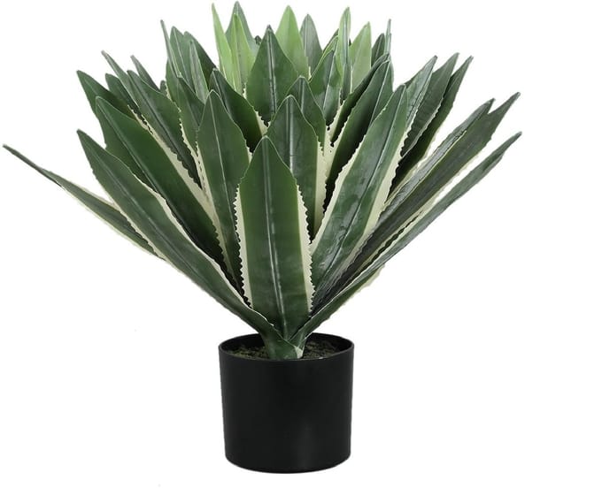 PTMD Kunstplant Succulent Plant - 70x70x50 cm - Polyester - Groen