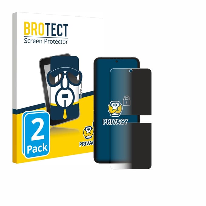 BROTECT - privacy screenprotector voor Samsung Galaxy Z Flip 7 FE - Folie Beschermfolie Blauwlichtfilter 2 Stuks