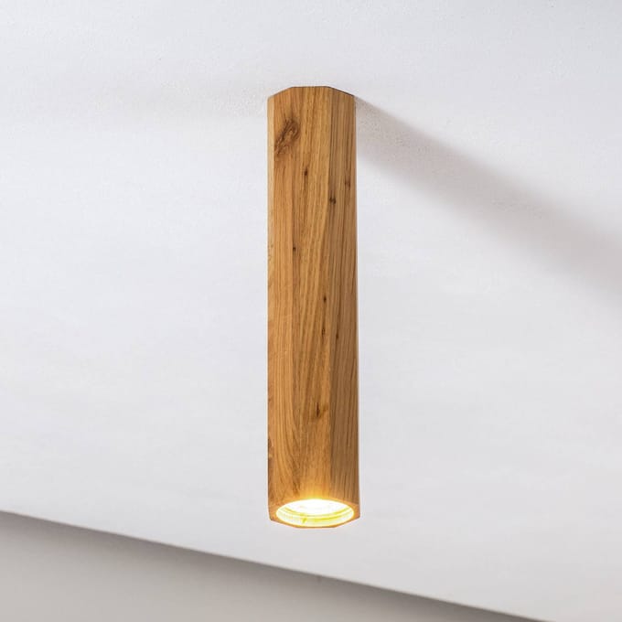 Envostar Peach Puff plafondlamp oktagon hoog. 30cm