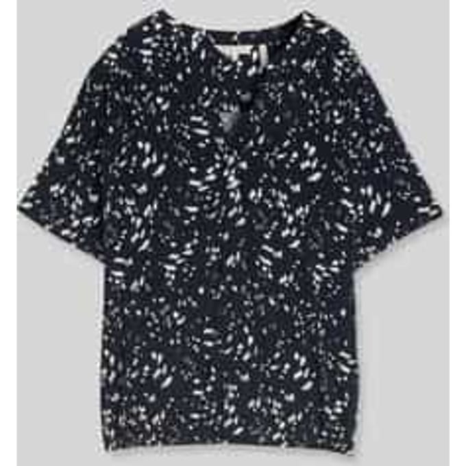 Tom Tailor - Blouse met patroon - Maat 36 - navy dot