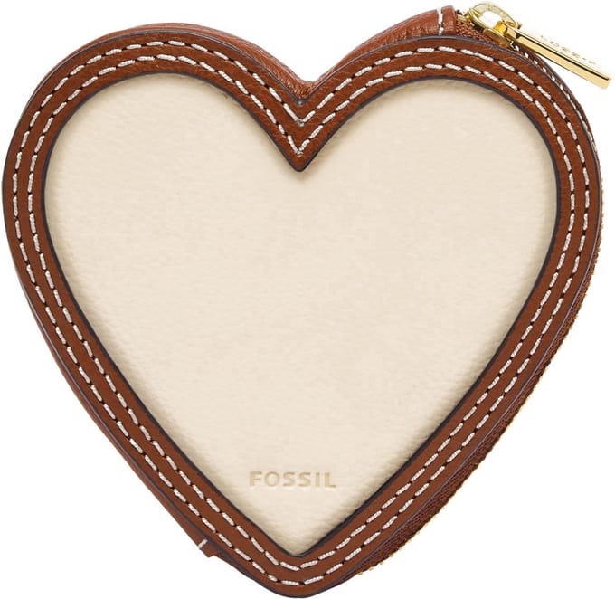 FOSSIL accessoiretas Heart Zip Pouch Hearts veelkleurig