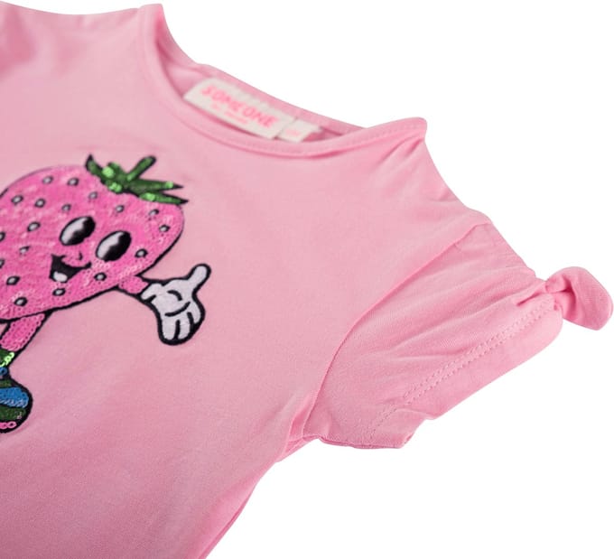 Someone OONA-SG-02-D Meisjes T-shirt - PINK