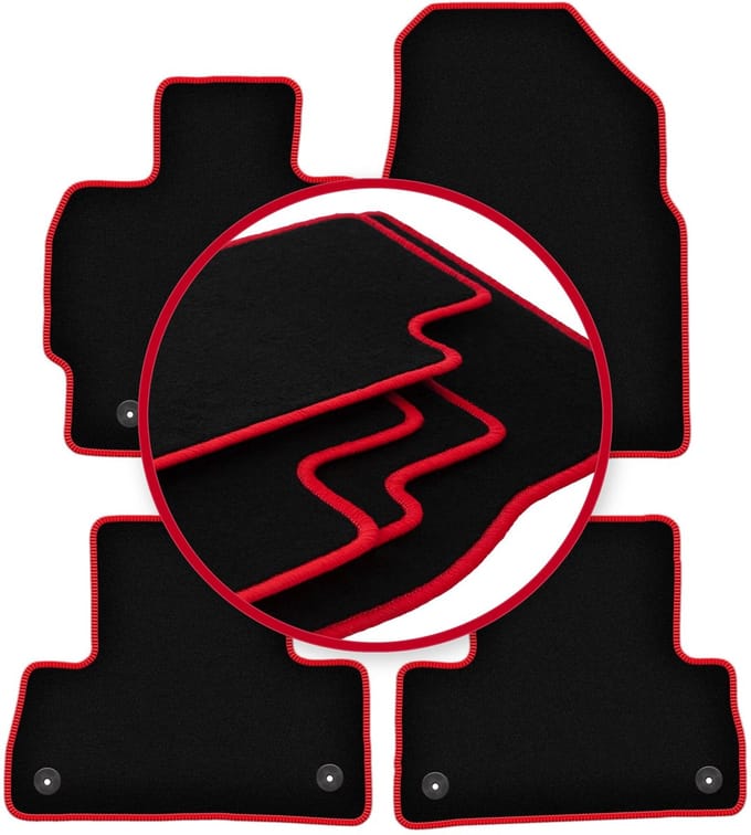 CARLUX-RED automatten voor: Mazda CX-7 SUV (2009-2012)