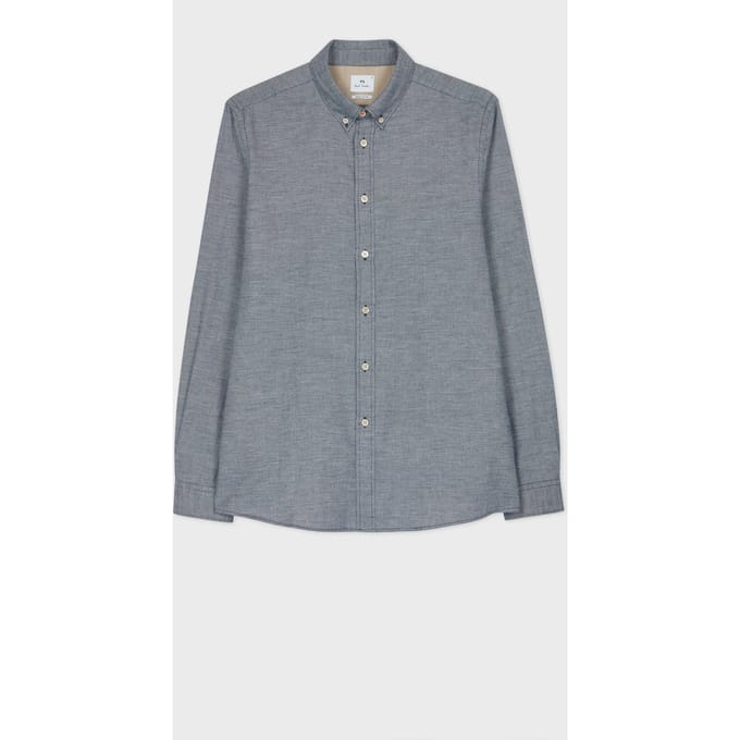 Paul Smith Ls Regular Fit Shirt Blue Taglia: S | Camicie Casual Outlet | Uomo | Blu
