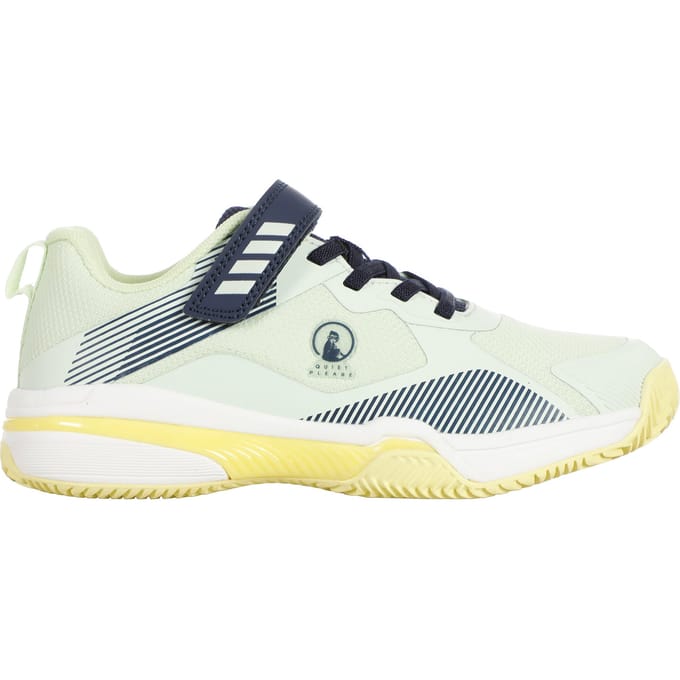 Quiet Please Match Velcro Clay Tennisschoenen Kinderen-Limoen,Geel