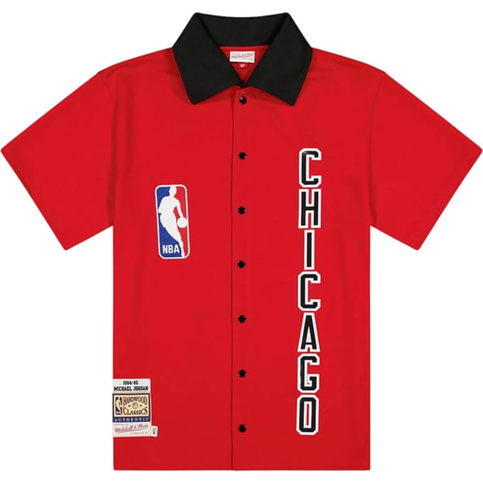 Mitchell And Ness Chicago Bulls 1984 1985 Michael Jordan T-shirt Rood
