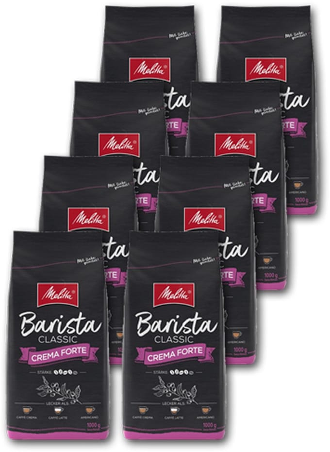 Melitta Barista Crema Forte Bonen – 8 KG