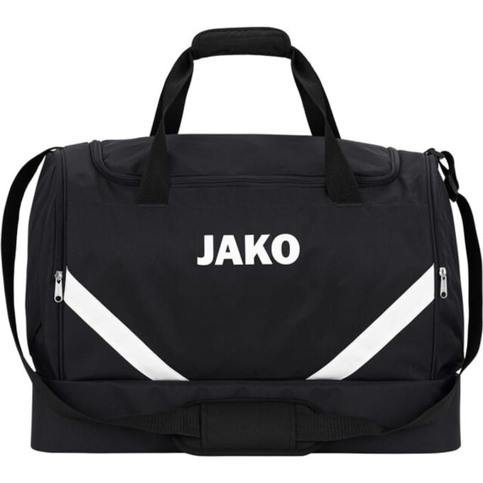 Jako Iconic (Junior) Sporttas Met Bodemvak - Zwart | Maat: UNI