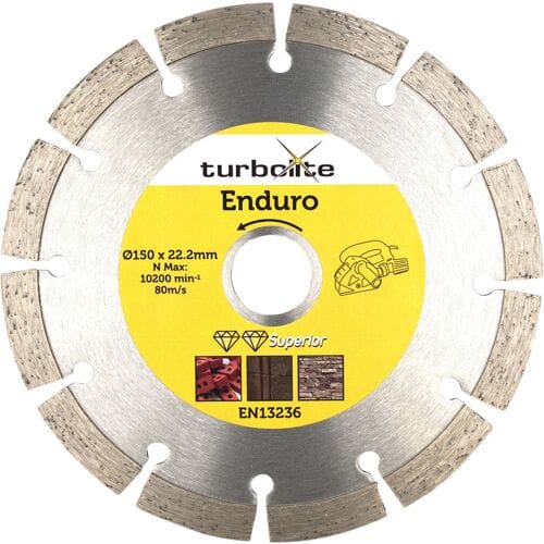 Marcrist Turbolite Superior Enduro diamantschijf universeel 150x22,2mm