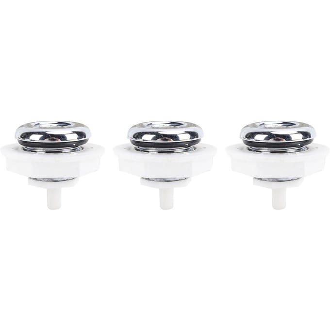 3 STUKS 7 Gaten Spuitmonden PVC Materiaal Bubble Jet Spuitmond Accessoire voor Spa Badkuip Zwembad white
