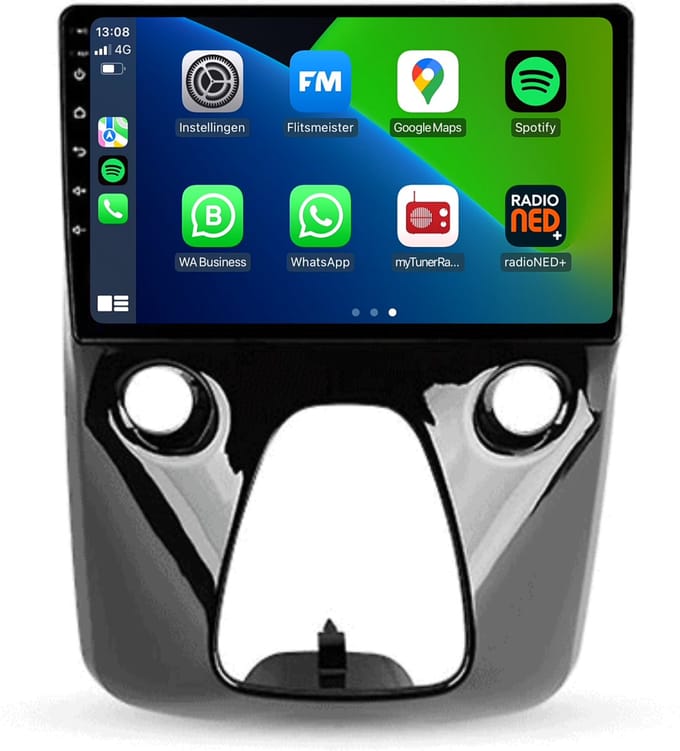 Carplay autoradio voor Citroën C1 | 2015 t/m 2021 | Android 13 | Draadloos Apple Carplay & Android auto | 2GB + 32GB | 8-Core processor | Davilon | 2025 model | 2015 2016 2017 2018 2019 2020 2021 | Bluetooth & Wifi | Met Frame