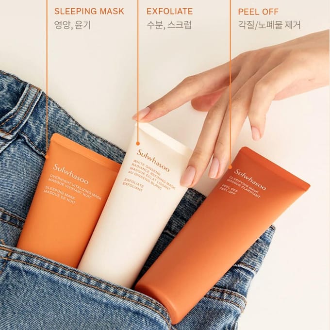 Sulwhasoo Mini Kit Masques 3 Articles + CADEAU ALÉATOIRE orange