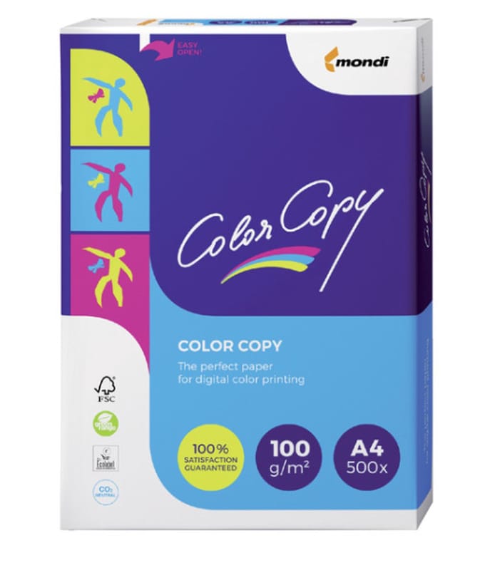 Laserpapier color copy a4 100gr wit | 5 stuks